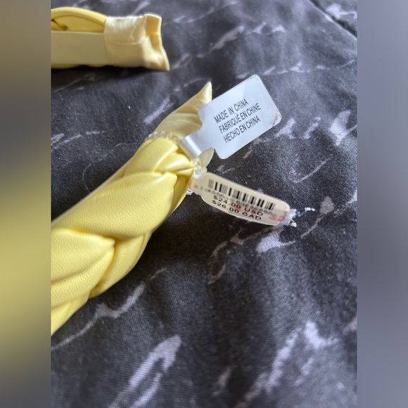 Anthropologie Yellow Braided Headband - Picture 4 of 4